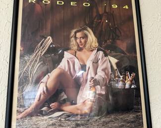 Vintage Lone Star Rodeo Sign