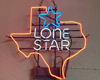 Vintage Lone Star Nean Sign