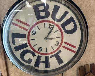 Bud Light Neon Clock