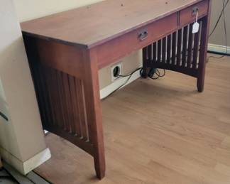 mission style desk 