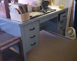 more desks and office supplies