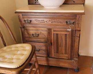 Vintage commode cabinet