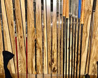 Full set of vintage LH Ping Eye 2 Black Dot clubs