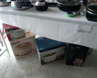 Appliances and various cookware