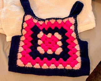 Crocheted,  child's top 