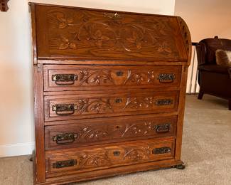 Vintage secretary desk