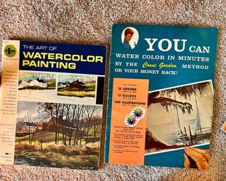 Vtg. Painting books 