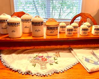 Vtg. Canister set - made in Germany