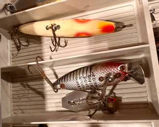 Vintage fishing lures