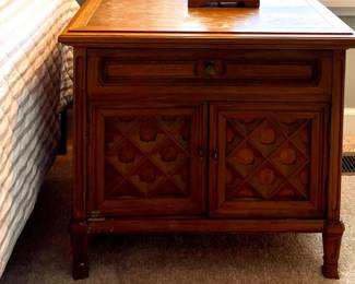 Ladies dresser with matching queen, size, bedframe, nightstand, and armoire