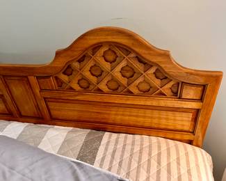 Ladies dresser with matching queen, size, bedframe, nightstand, and armoire