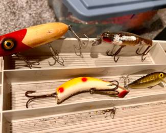 Vintage fishing lures