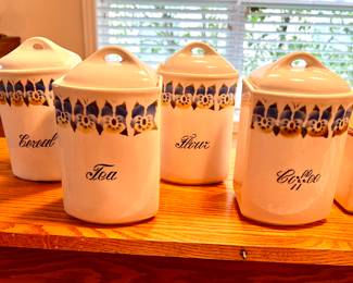 Vtg. Canister set - made in Germany