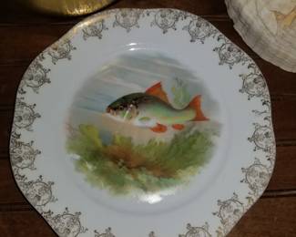 1 of 3 Vintage Fish Plates