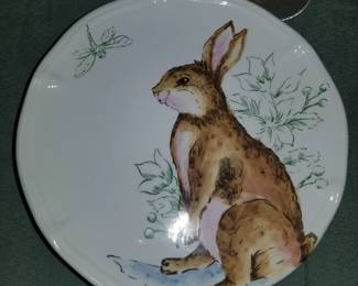Vintage Rabbit Plate ( Set of 4 )