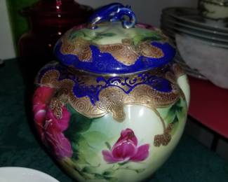Antique Footed Tea Caddy