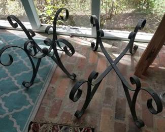 Wrought iron Table Bases ( Yes we have the glass tops! )