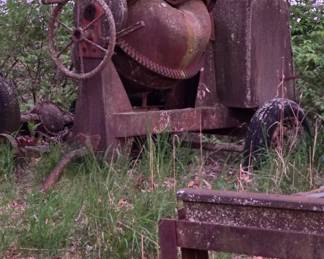 Antique cement mixer