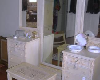 Antique Petticoat Dresser