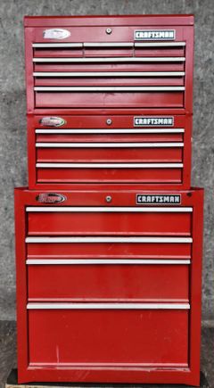 Craftsman Tool chest on Wheels and Tools

