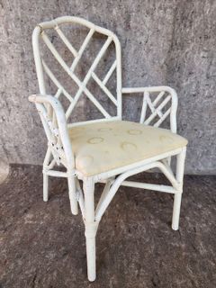 Vintage Bamboo & Rattan Arm Chair

