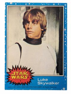 Luke Skywalker 1977 Topps Star Wars #1 Trading Card
