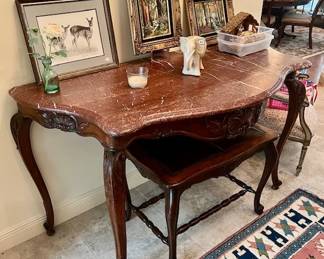 Antique Marble Table