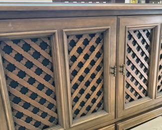 Drexel dresser, night tables