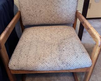 Upholstered retro chair