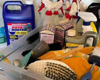 Cleaning supplies