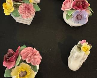 Perfect condition porcelain flowers