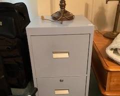 2 drawer file cabinet
