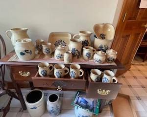 Pfaltzgraff dishes, crocks, pitchers
