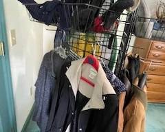 jackets, sweaters, hats