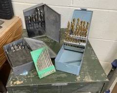 Drill bits, storage