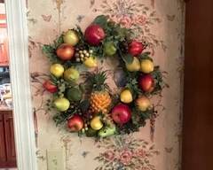 Colonial style wreath, fruit