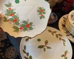 Christmas plates