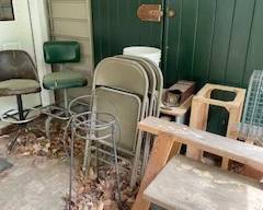 Stools, folding chairs