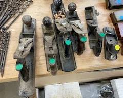 Antique hand planes