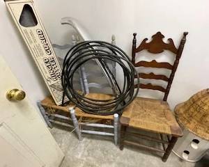 Ladder back chairs
