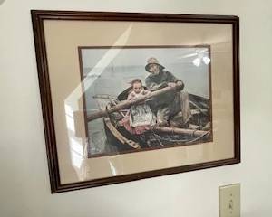 Framed print-Charles Armor, The Helping Hand