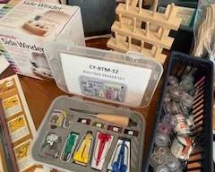 Bias Tape Maker Kit, sewing supplies, iron