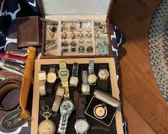 men's watches, cuff links