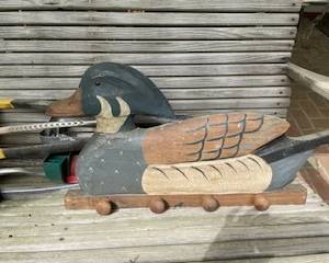 Wall hanger, duck theme