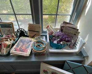 Craft supplies, sewing supplies
