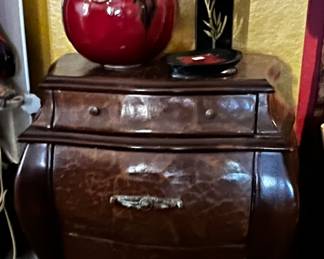 Perfect size chest to fit small spaces. There are several small chests/stands/tables to fit small areas 