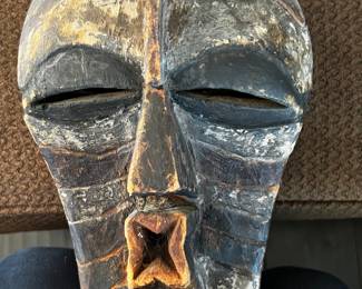 African Kifwebe mask Luba or Songye tribe from the  Democratic Republic of Congo 