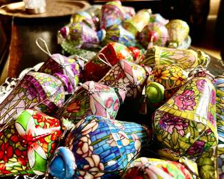  The Era of Louis Tiffany ornaments collection by Bradford Exchange.