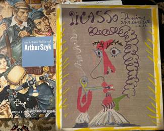 You will find books on art 