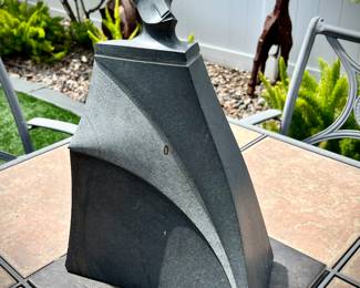 18” high, Shona sculpture: you will find great yard art ! 